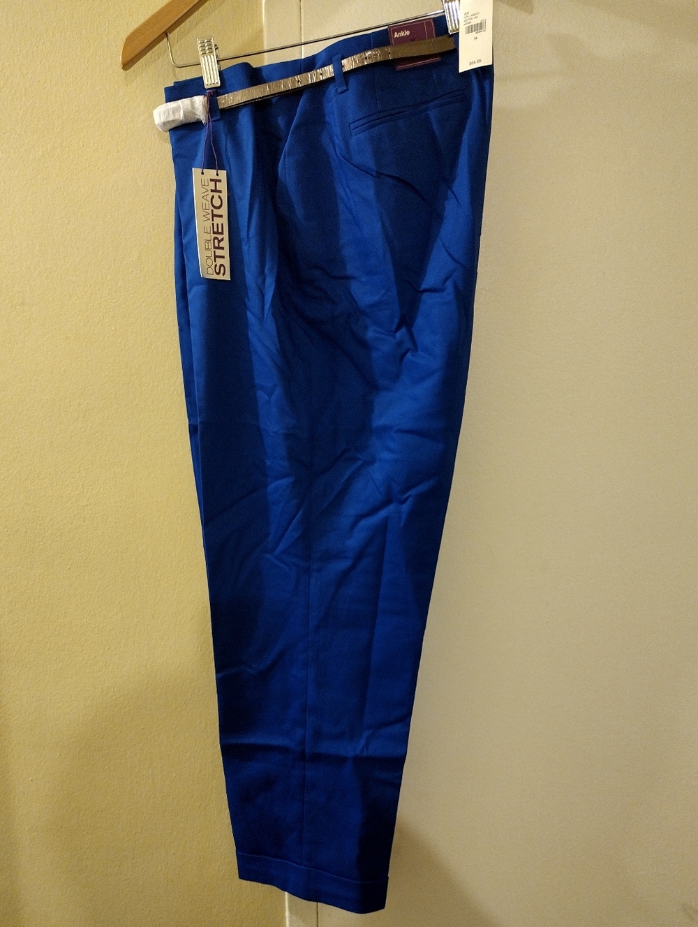 Lane Bryant Belted Double Weave Ankle Pant